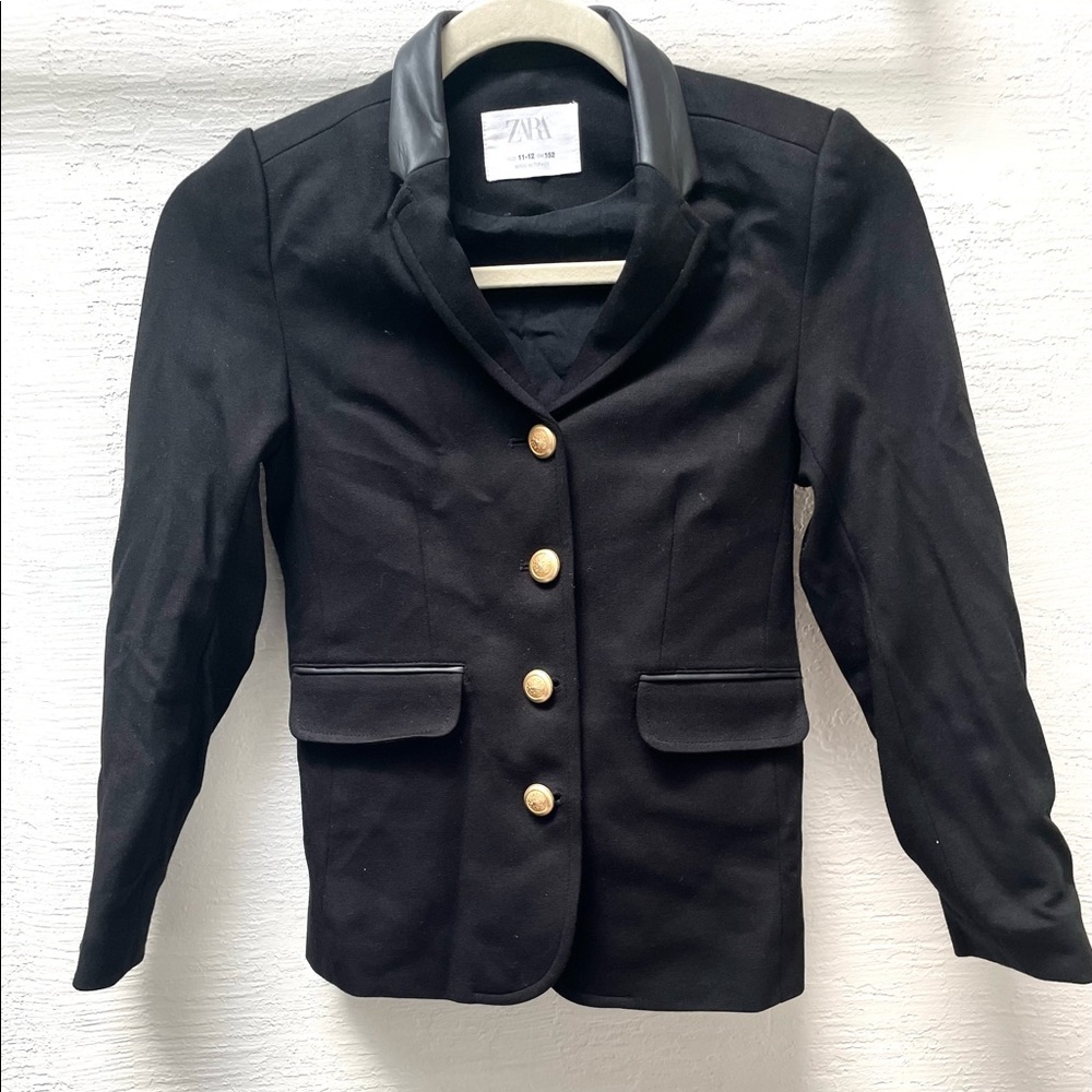 Zara Girl’s Black Blazer, sz11-12